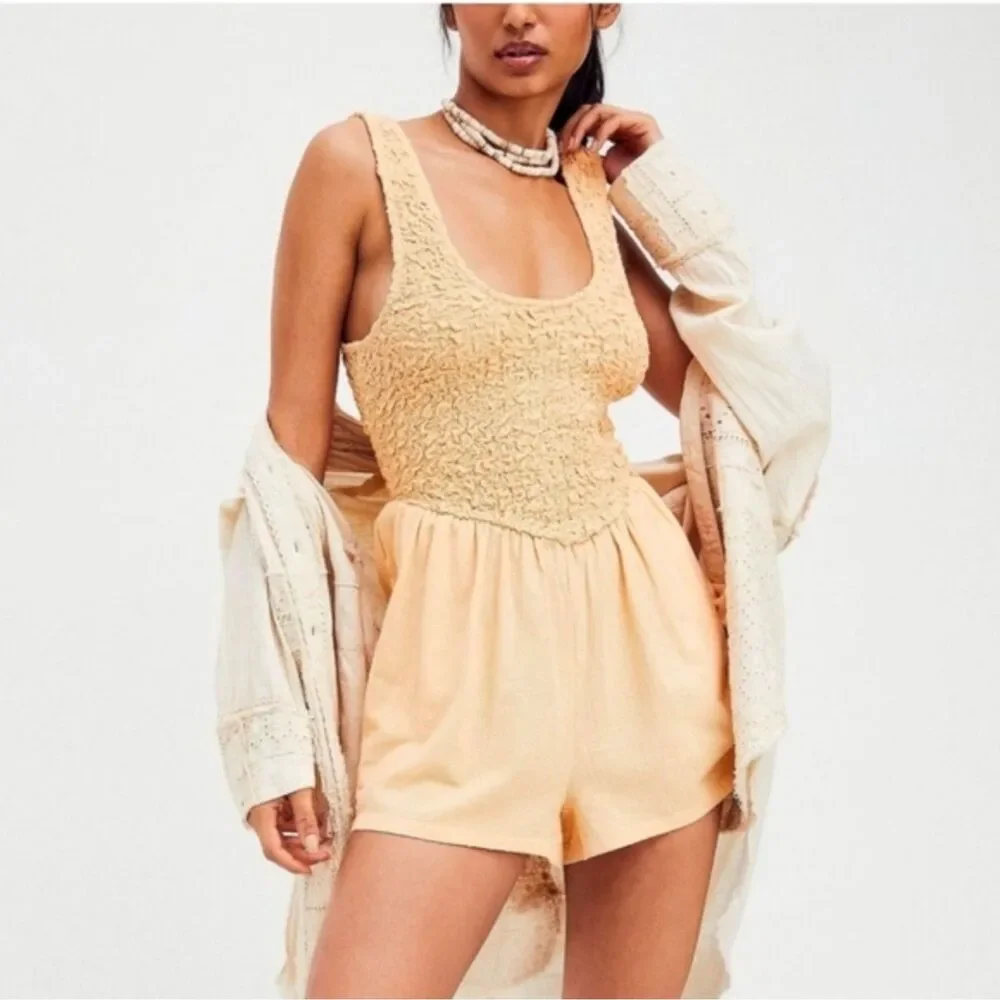 Free People Honeysuckle Juliette Romper Size Small
